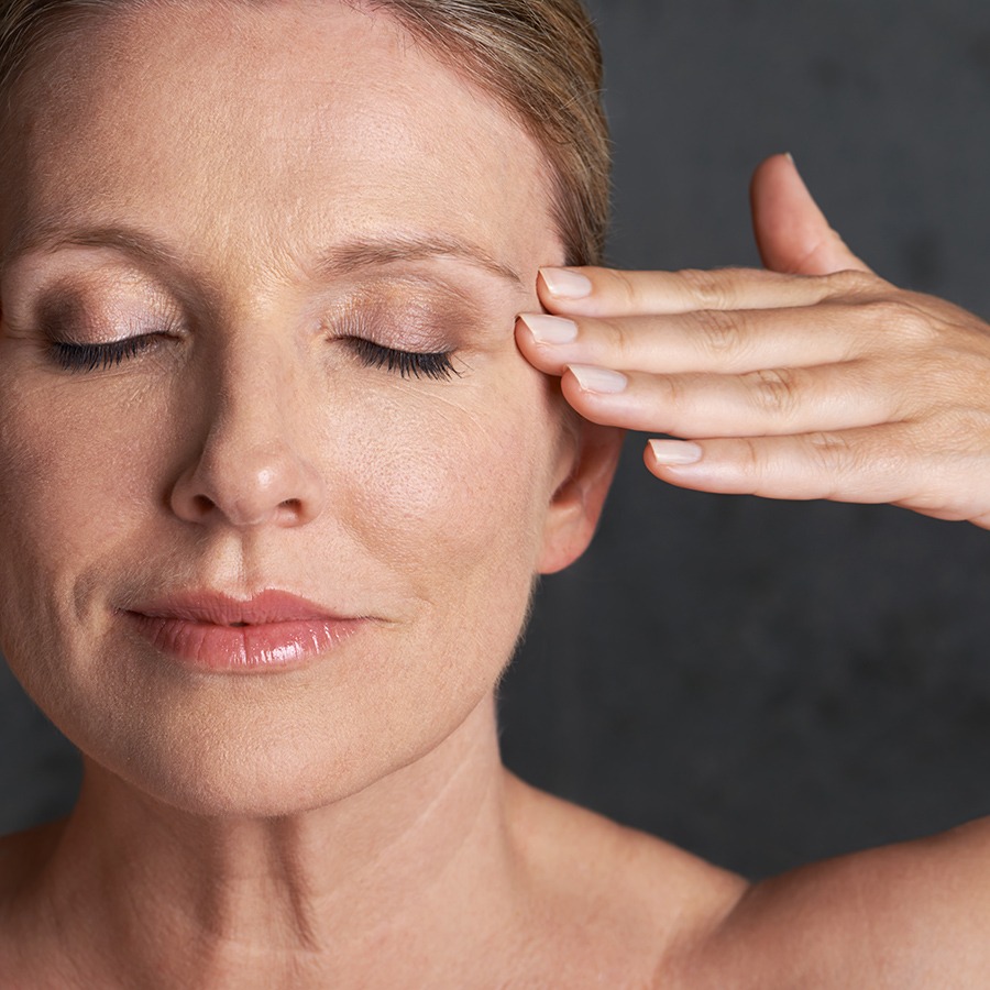 Ageless beauty at peace. Studio shot of a mature woman with beautiful skin